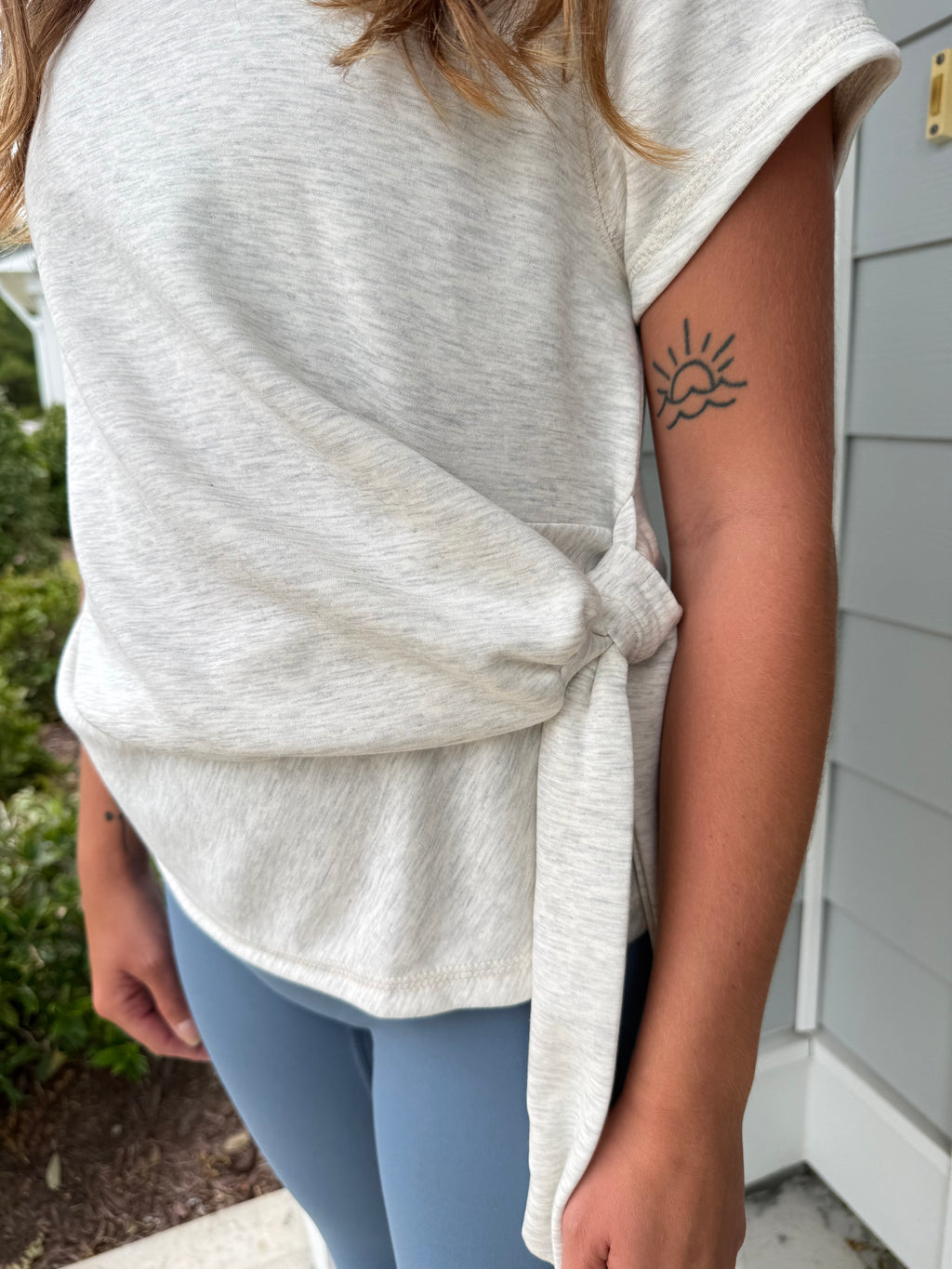The Everyday Tie Top-Cream