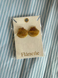 Gold Shell Earrings
