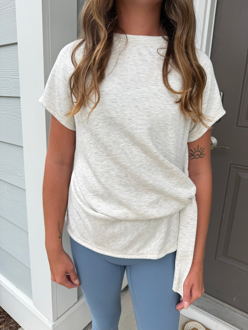 The Everyday Tie Top-Cream