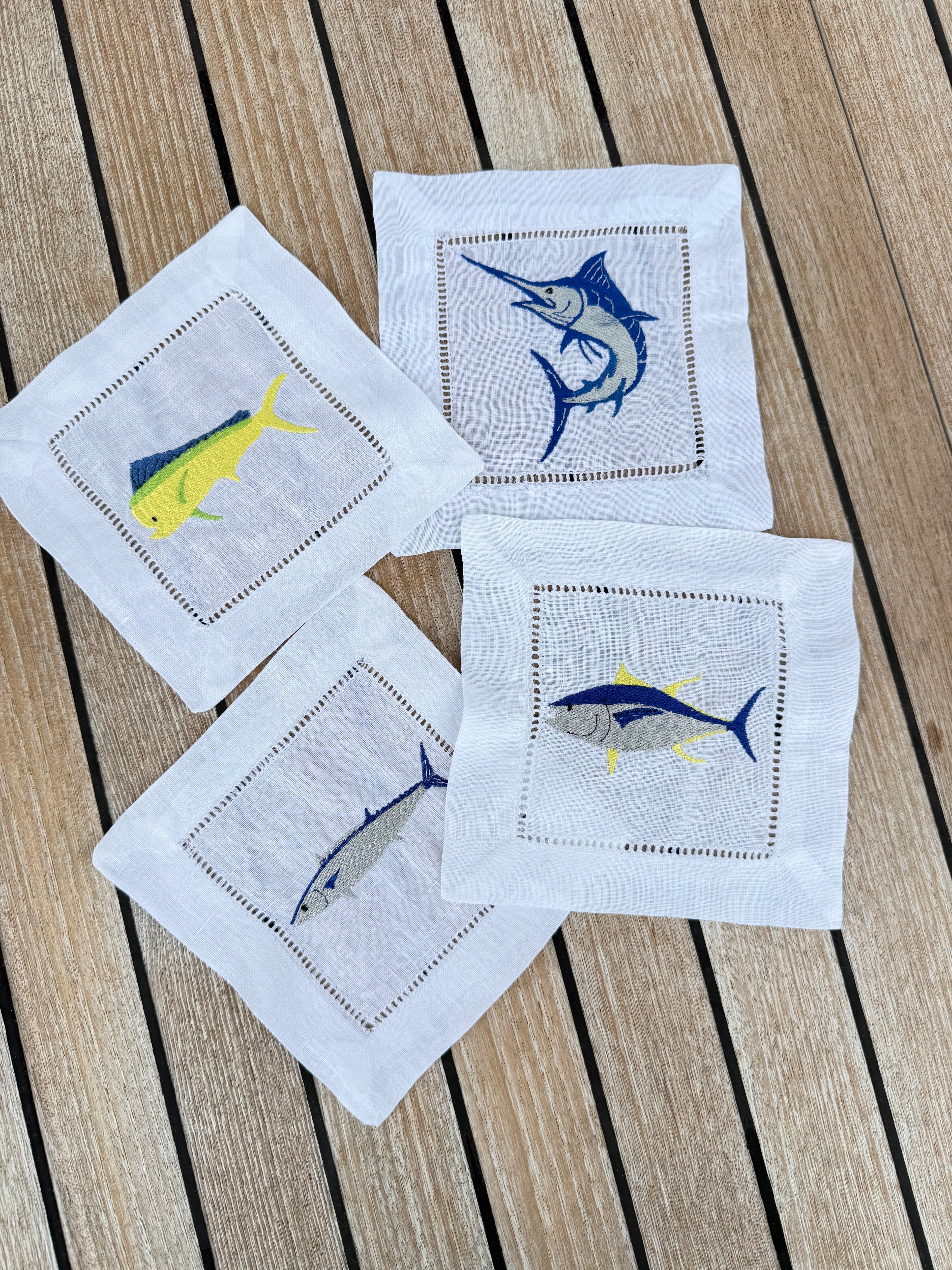 Fish Cocktail Napkins