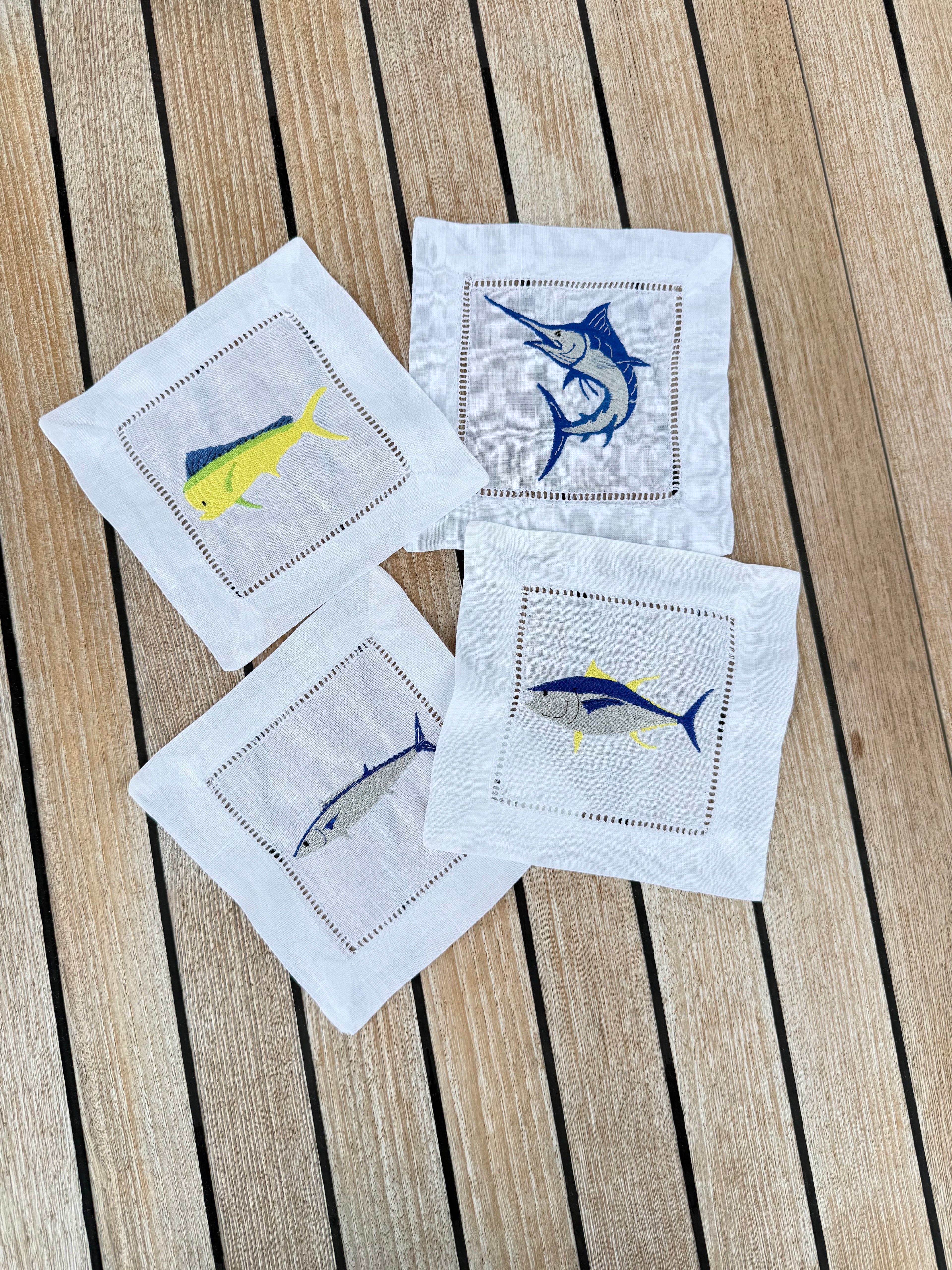 Fish Cocktail Napkins