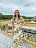 The Willow and Lace Set-Olive
