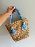 East Coast Woven Bag-Blue