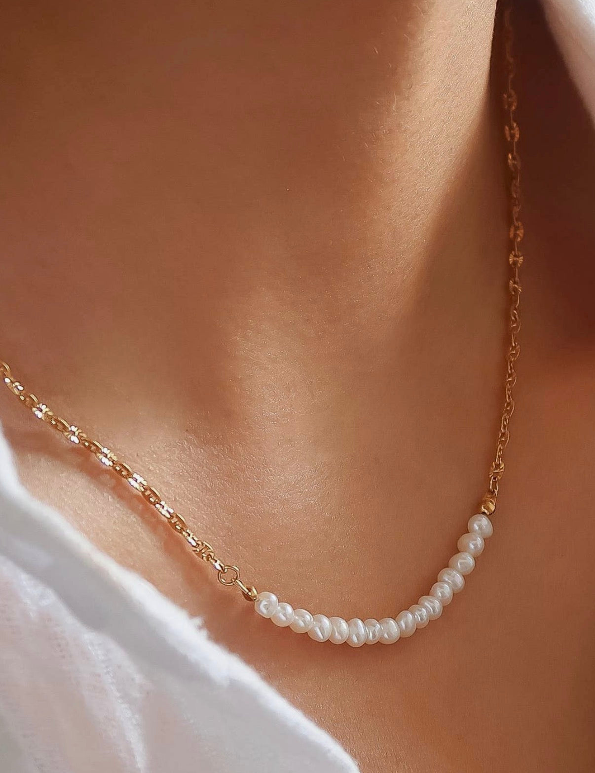 Pearl Gold Necklace