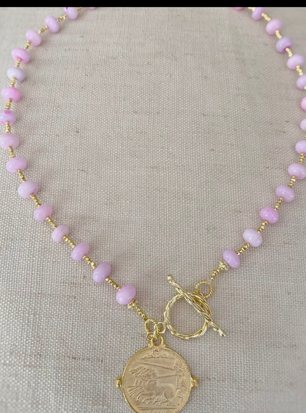 St. Barts Necklace-Pink