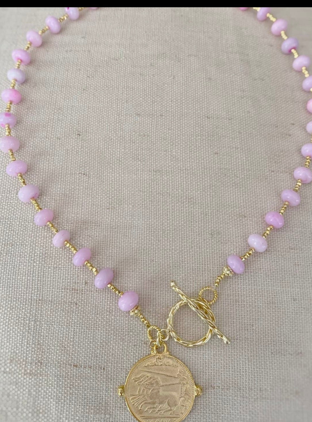 St. Barts Necklace-Pink