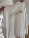 Cape Cod Summer Sweatshirt-White