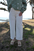 Ivory Coast Wide Leg Cropped Jeans