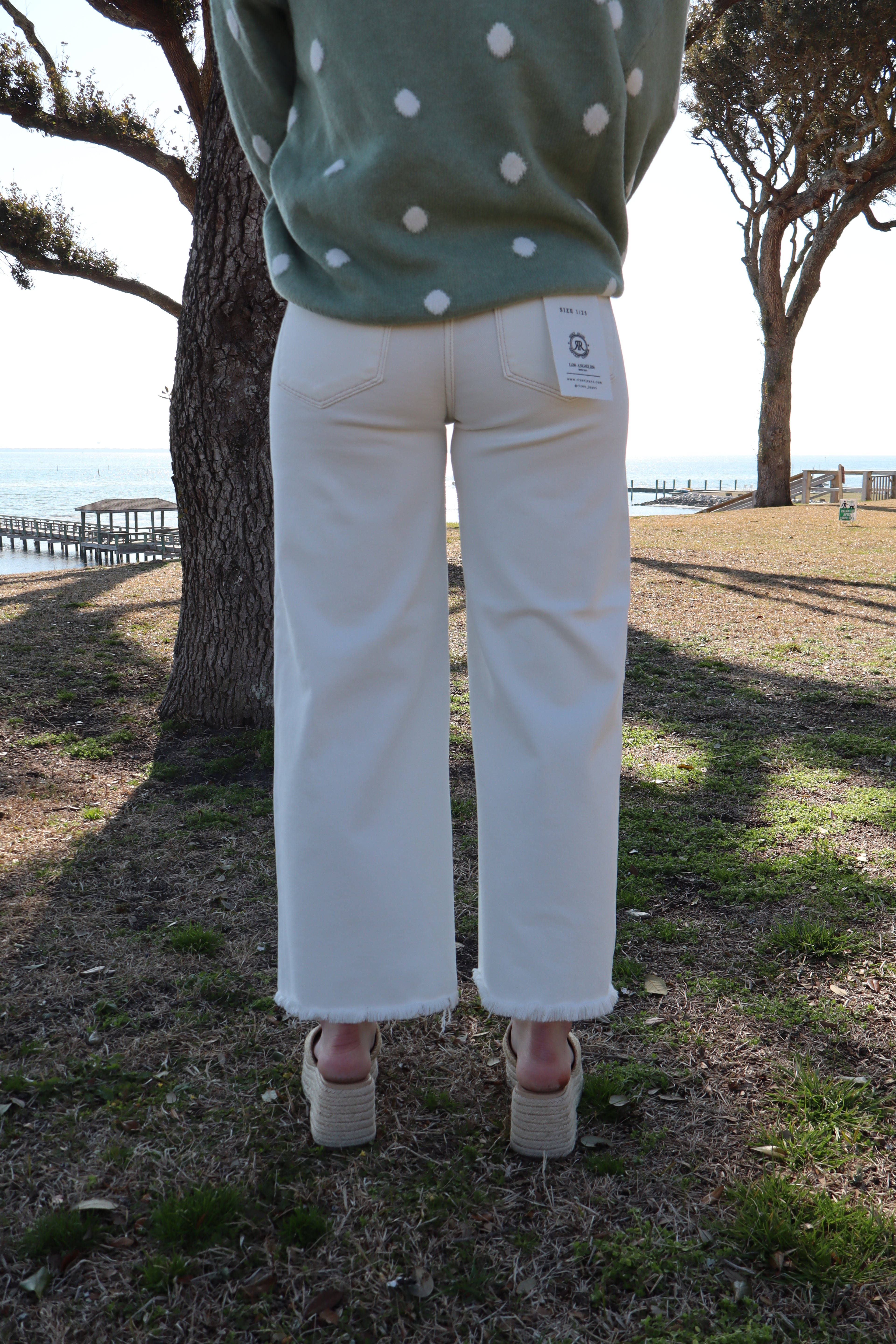 Ivory Coast Wide Leg Cropped Jeans