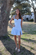 The Beaufort Mini Dress -Light Blue