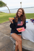 Party In The USA Sweater-Navy