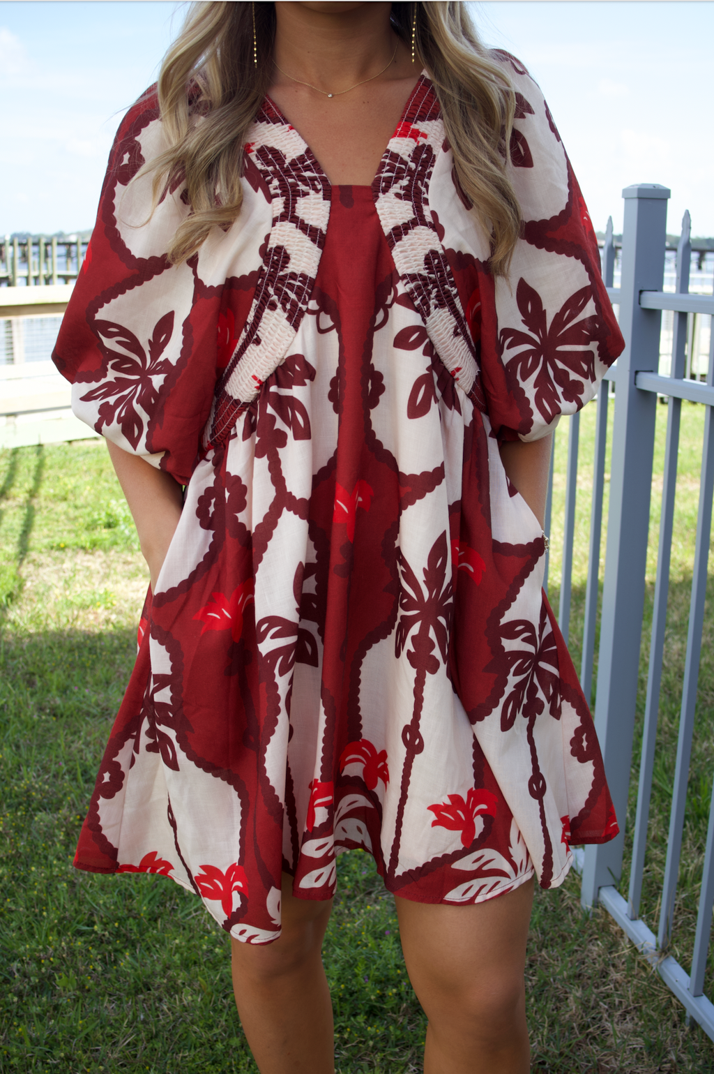 A Night in Rome Mini Dress-Red