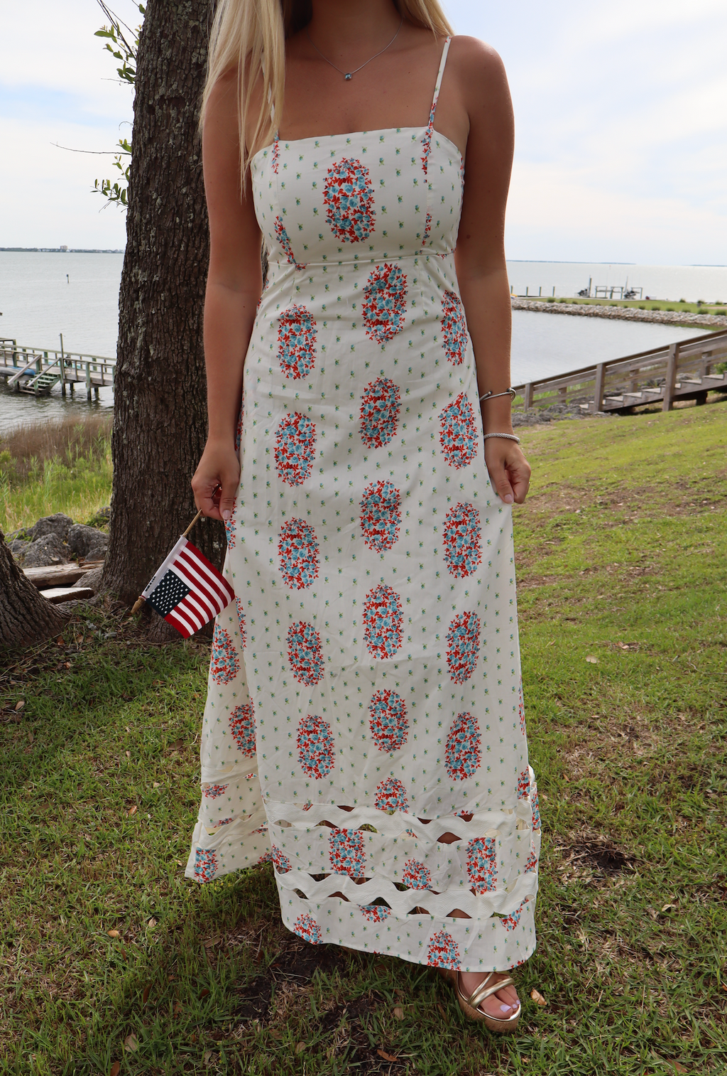 Freedom Bloom Dress-Ivory